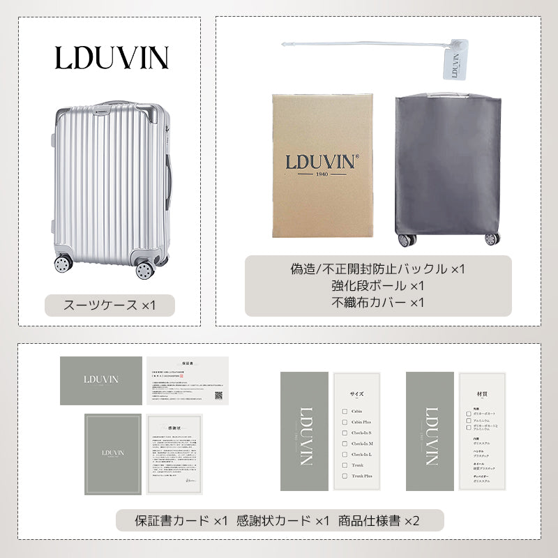 【OUTLET】LDUVIN ABS樹脂 シック