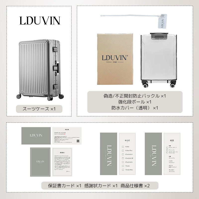 【OUTLET】LDUVIN ポリカーボネイト エレガント