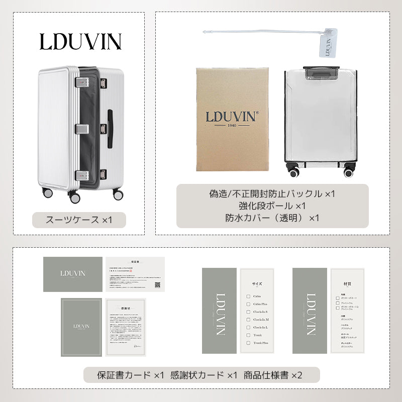 LDUVIN aluminum front panel