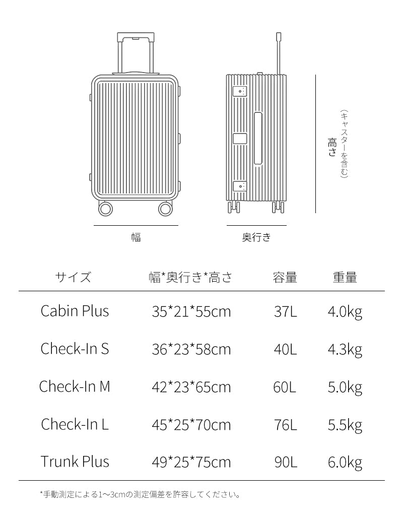 LDUVIN公式/スーツケース 高級感 アルミニウム プルハンドル
