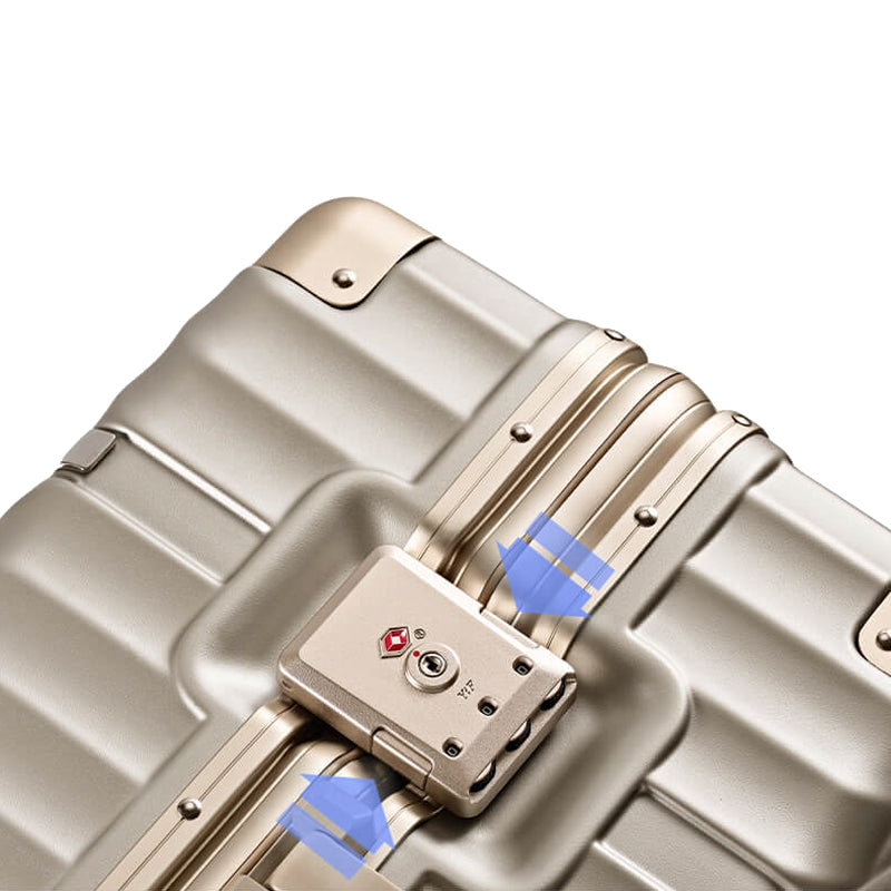 【スーツケース】LDUVIN ポリカーボネート ライトウェイト TSAダイヤルファスナーロックの細部画像 180日間品質保証